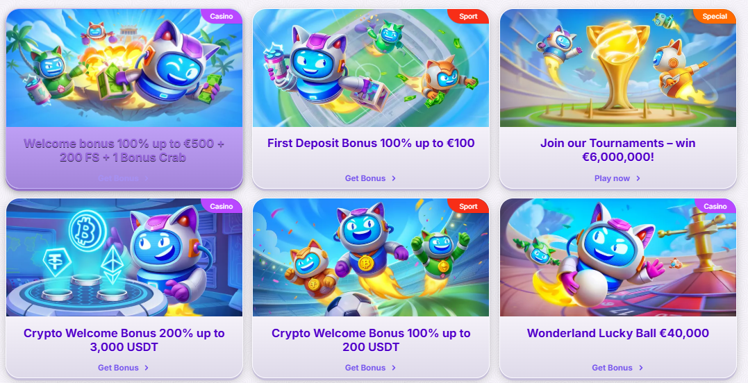 Robocat Casino Bonuscode